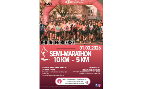 5 et 10km de Bourg en Bresse